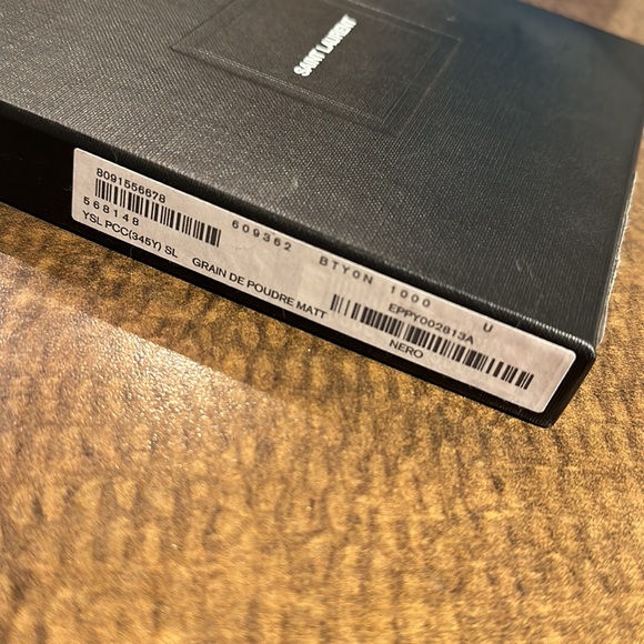 Saint Laurent Leopard Print Leather Card Case - Picture 10 of 16